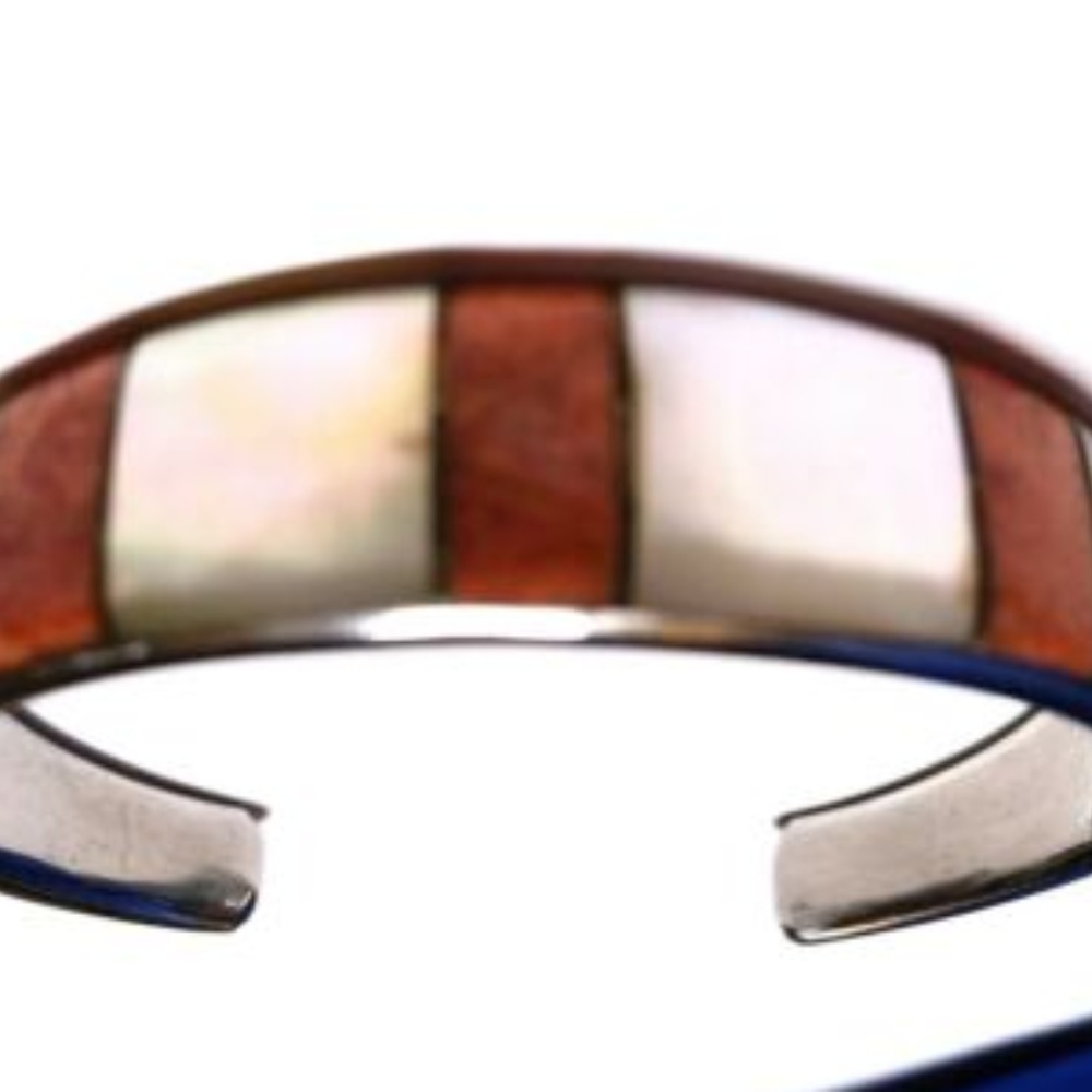 Unique Mother of Pearl Cuff Bracelet